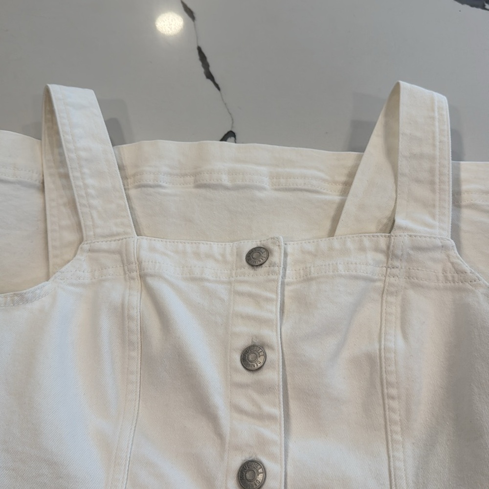 Madewell white denim jumper - Picture 5 of 5